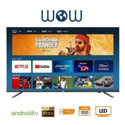 Téléviseur WOW 43" Smart Android 43SF5200B2 avec écran LED Full HD et design élégant