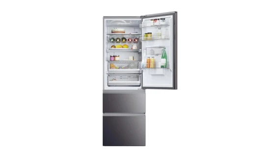 HAIER Series 3 HETR3619ENPB 60/40 Fridge Freezer - Slate Black – Image 7