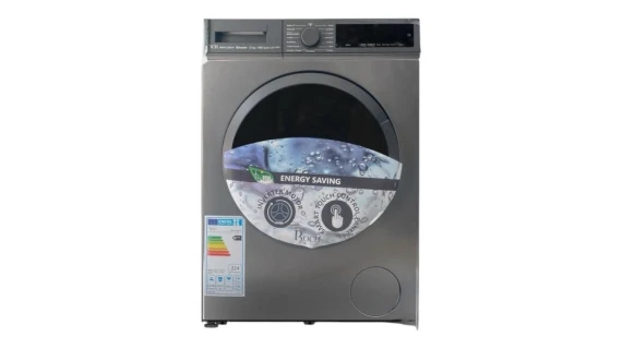 Machine à laver ROCH 12 kg – Front Load – 15 Programmes – Inverter – Gris (RMW120SI)