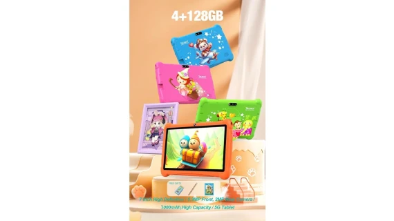 Tablette Telzeal P602 – Écran HD 7 pouces, Android 10.1, WiFi 5G, double caméra, 4 Go de RAM, 128 Go de stockage, batterie 3000 mAh – Image 5