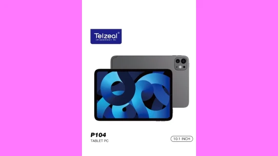 Tablette P104 Android 13 – 10.1" | 16GB RAM | 1TB Extensible | Dual SIM 4G | 10000mAh