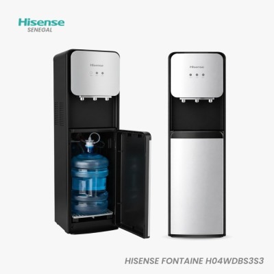 Fontaine à Eau HISENSE Gris – Modèle H04WDBS3S3 (Cache Bouteille)