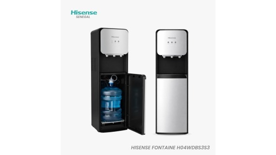 Fontaine à Eau HISENSE Gris – Modèle H04WDBS3S3 (Cache Bouteille)