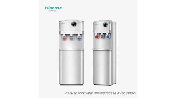 Fontaine à Eau HISENSE Gris – Modèle H96WDTS3S2R (Avec Réfrigérateur intégré)