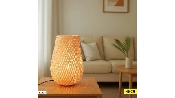 Abat-jour Lampe Tressage Ajouré Ambiance – Modèle T2158 (39 cm)