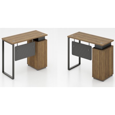 Bureau Exécutif Professionnel OZ-9116-14 – 1400×700 mm, Plateau MFC 25 mm avec Retour Latéral, Gestion de Câbles Intégrée