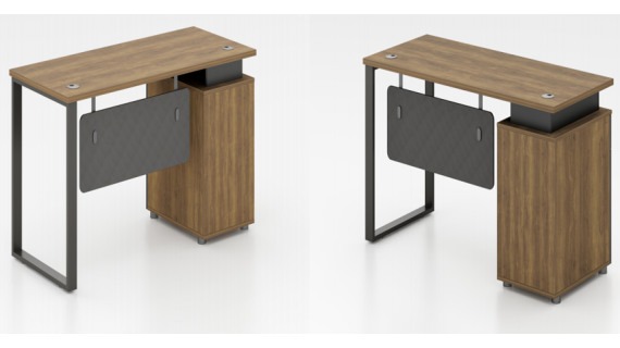 Bureau Exécutif Professionnel OZ-9116-14 – 1400×700 mm, Plateau MFC 25 mm avec Retour Latéral, Gestion de Câbles Intégrée