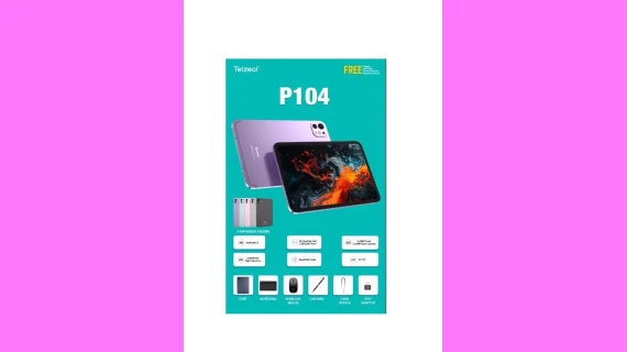 Tablette P104 Android 13 – 10.1" | 16GB RAM | 1TB Extensible | Dual SIM 4G | 10000mAh – Image 5