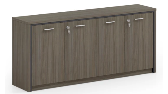 Credenza de Bureau en MFC 1800×400×800 mm – Meuble de Rangement Professionnel OZ-2735-18