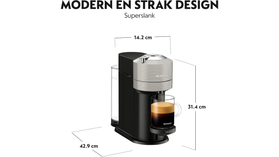 Machine à Café Nespresso Vertuo Gris – XN910B10 – Image 6