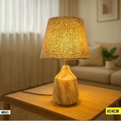 Abat-jour Lampe Bois Marbré – Abat-jour Texturé – Modèle 003 (34 cm)