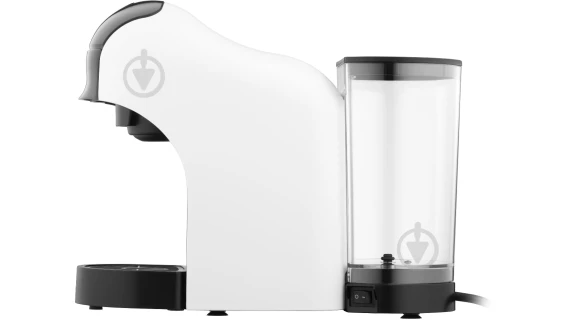 Machine à Café GERMANICA Multi-Capsules Noir & Blanc – Compatible Nespresso & Dolce Gusto, 20 Bars, 1L – Modèle GECM10CAP – Image 2