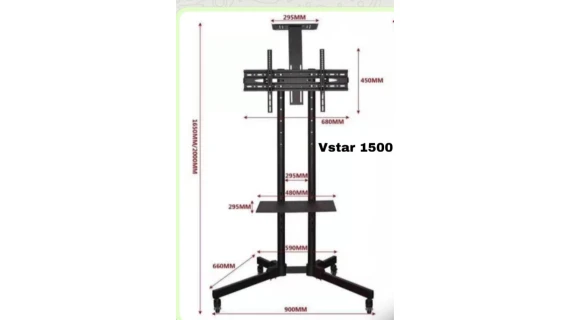 Support TV Universel VSTAR 1500 pour Écrans 32 à 70 Pouces – Charge 45,5 kg – Image 2