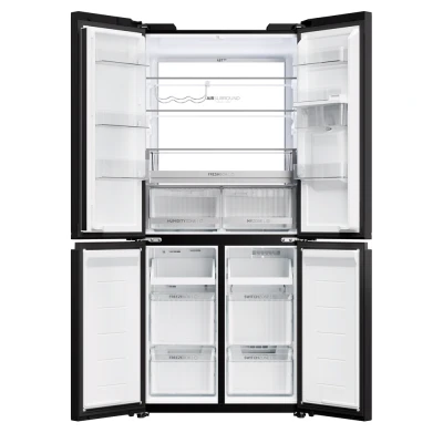 Réfrigérateur Multi-Portes 4 Portes No Frost Noir – HCKR7819DWGB | Classe D, LED, 830×594×1900 mm – Image 3
