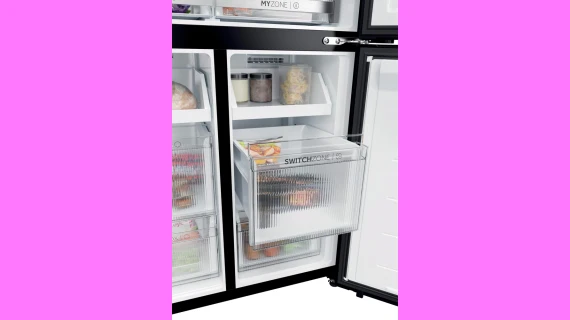 Réfrigérateur Multi-Portes 4 Portes No Frost Noir – HCKR7819DWGB | Classe D, LED, 830×594×1900 mm – Image 16