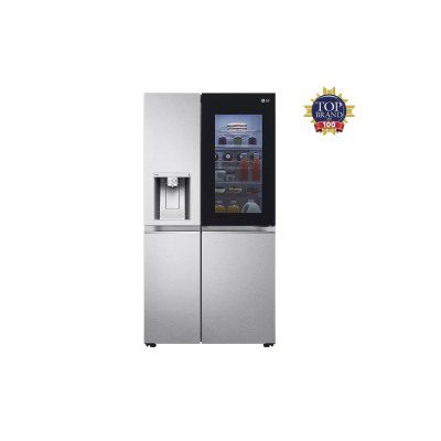 Réfrigérateur LG Side by Side 4 Portes avec Fontaine – Gris GC-X257CSEW