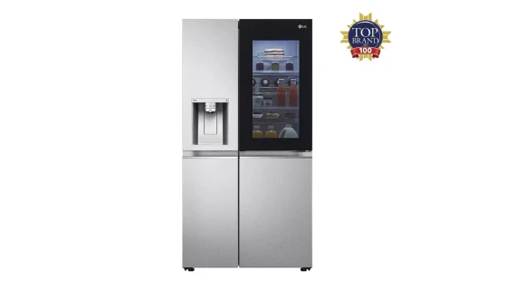 Réfrigérateur LG Side by Side 4 Portes avec Fontaine – Gris GC-X257CSEW