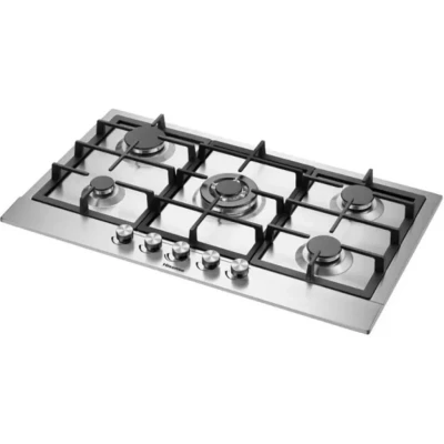 Plaque de Cuisson HISENSE Encastrable 5 Feux Gaz 90×60 – HGH951SS01 Inox