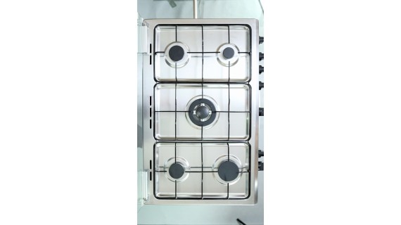 Cuisinière TECHNOLUX 5 Feux 90×60 Inox – Four à Gaz avec Tournebroche & Double Grill – TEC90 – Image 4