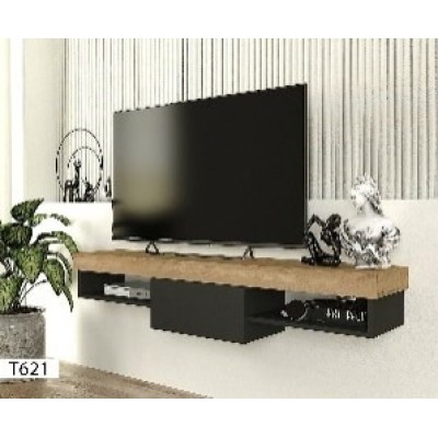 T621 – Table TV Beige/Gris 1536 mm