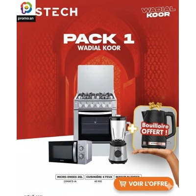 Pack 1 Wadial Koor - L’Essentiel de votre Cuisine par ASTECH !