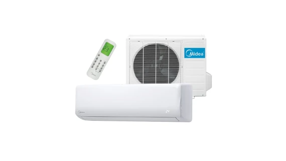 Climatiseur Split Midea 24000 BTU avec télécommande et design moderne
