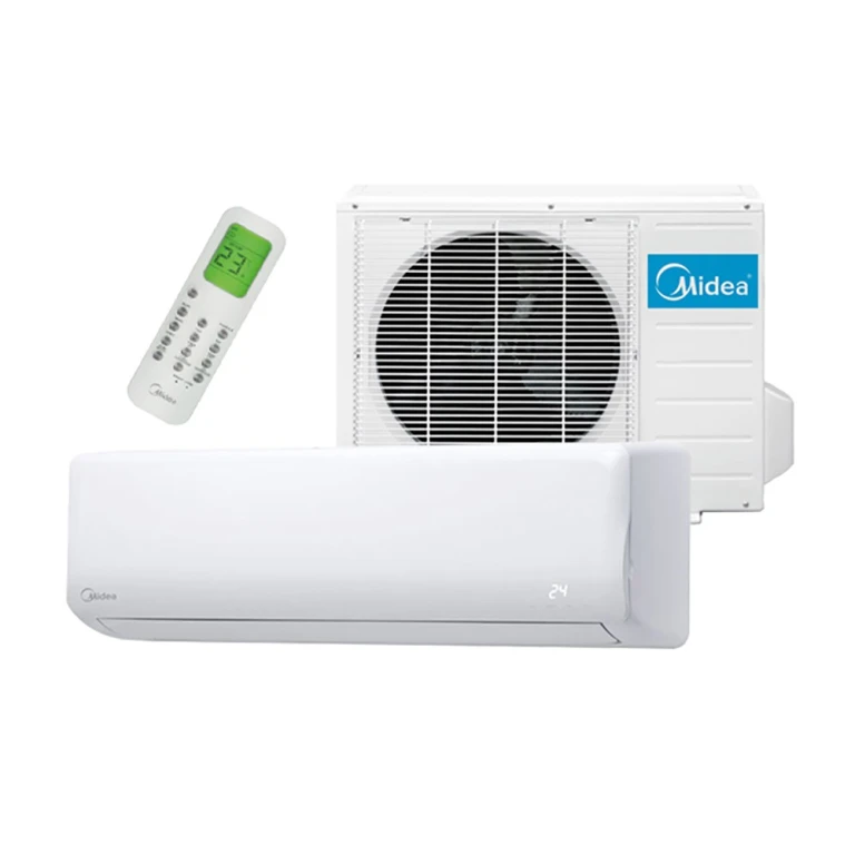 Climatiseur Split Midea 24000 BTU avec télécommande et design moderne