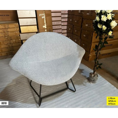 Chaise Tête à Tête 8010 Bleu – Design Moderne 70 cm