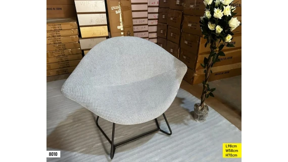 Chaise Tête à Tête 8010 Bleu – Design Moderne 70 cm