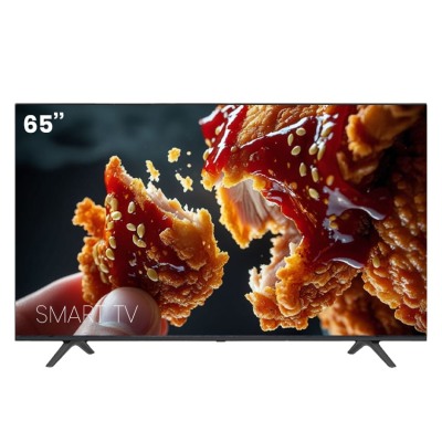 Téléviseur AMAZ 65 pouces 4K Smart TV avec deux télécommandes