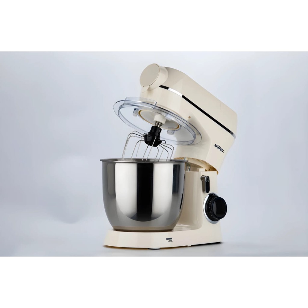 Mixeur robot pâtissier SILTAL SM1531BM avec bol inox et accessoires