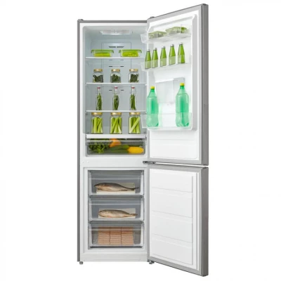 Réfrigérateur MIDEA MRDB424FGF02 3 Tiroirs avec Distributeur d’Eau – 188cm, A+, Inox Gris – Image 2