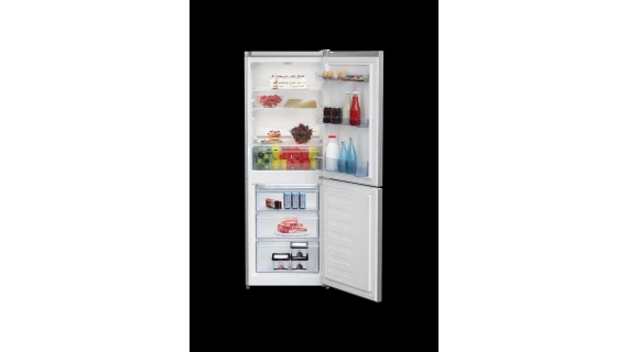 Réfrigérateur BEKO combiné 240L RCSA240K20S gris – 3 tiroirs congélateur, classe A+, MinFrost™, porte réversible – frigo moderne économique et silencieux – Image 3