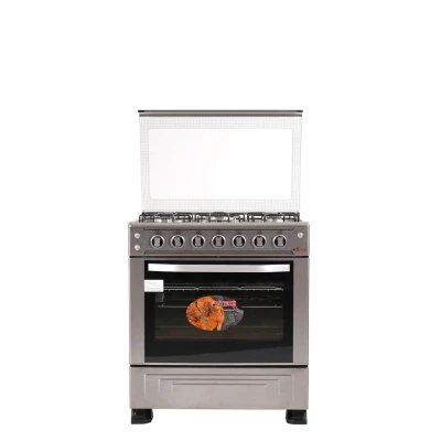 Cuisinière ASTECH 5 Feux 80×60 cm – Gaz avec Four Inox Full Option – Image 2
