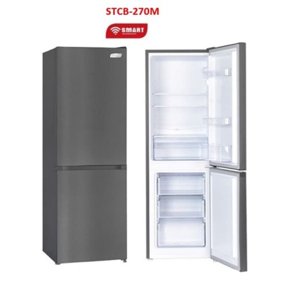 Réfrigérateur Smart Technology 157L Gris STCB270M – Combiné 3 Tiroirs Économique
