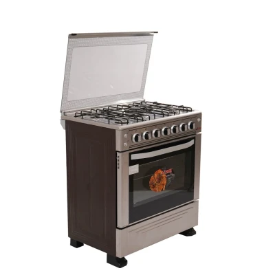 Cuisinière ASTECH 5 Feux 80×60 cm – Gaz avec Four Inox Full Option – Image 7