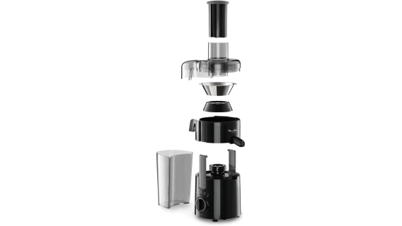 Moulinex Frutelia Plus JU370810 – Centrifugeuse 350W, 950 ml, 2 Vitesses, Jus Fruits & Légumes, Compacte Noir – Image 6