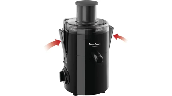 Moulinex Frutelia Plus JU370810 – Centrifugeuse 350W, 950 ml, 2 Vitesses, Jus Fruits & Légumes, Compacte Noir – Image 4