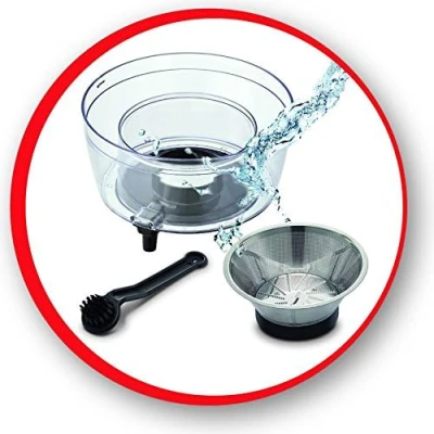 Moulinex Juice Express JU550D10 – Extracteur / Liquidiseur 800W, 0,8L, Inox Noir, Haute Performance – Image 2