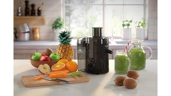 Moulinex Frutelia Plus JU370810 – Centrifugeuse 350W, 950 ml, 2 Vitesses, Jus Fruits & Légumes, Compacte Noir – Image 5