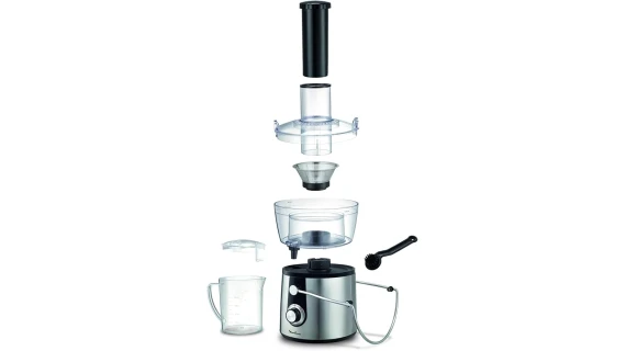 Moulinex Juice Express JU550D10 – Extracteur / Liquidiseur 800W, 0,8L, Inox Noir, Haute Performance – Image 3