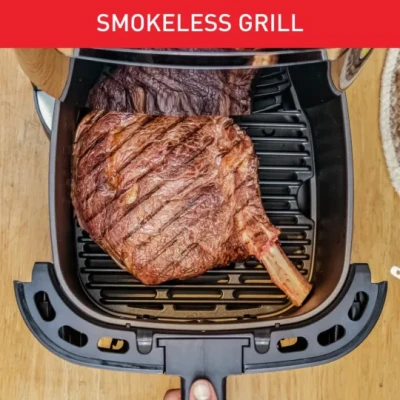 Air Fryer Tefal EY801D27 6.5L – Dual Easy Fry & Grill Double Cuve 1830W Sans Huile – Image 3