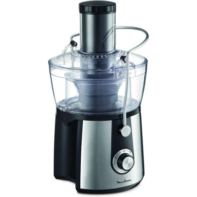 Moulinex Juice Express JU550D10 - extracteur de jus 800W en acier inoxydable noir
