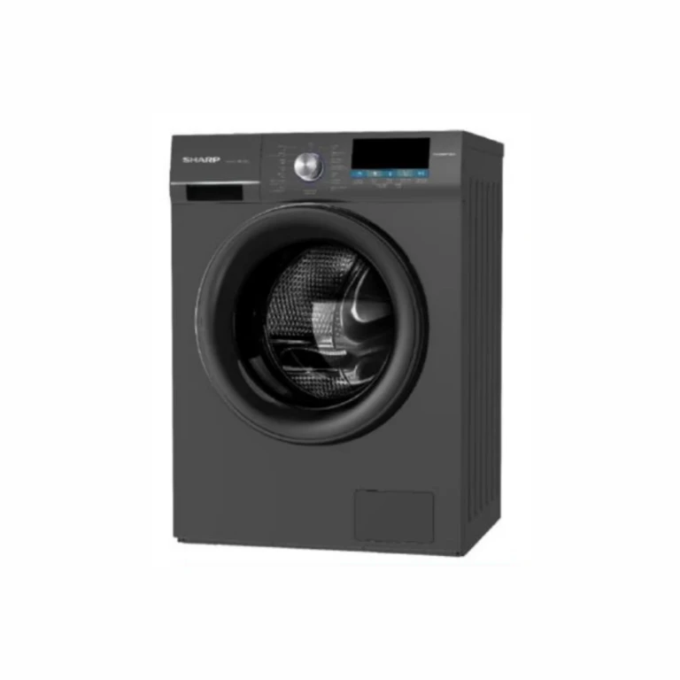 Machine à laver Sharp FEI1012DLZ-S en couleur Silver/Gris avec écran LED et design moderne