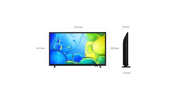 Téléviseur Samsung 43" Smart UA43F6000FUXLY – Full HD, HDR10+, Tizen, Contraste Méga – Image 3