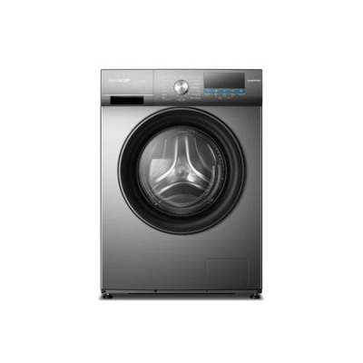 Machine à laver Sharp FEI812DLZ-S - 8 kg, couleur Silver/Gris, design moderne et compact