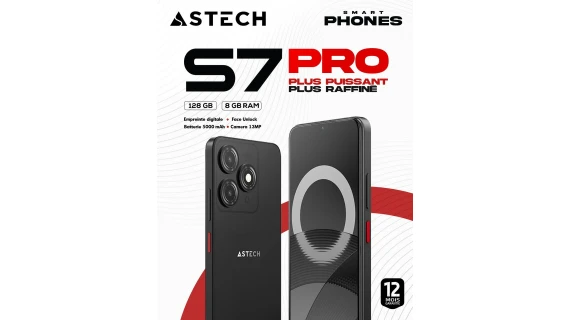 Photo du Smartphone Astech S7 avec écran tactile et caméra 13MP
