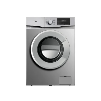 Machine à laver TCL 8KG Inverter P608FLG gris, avec un design élégant et moderne
