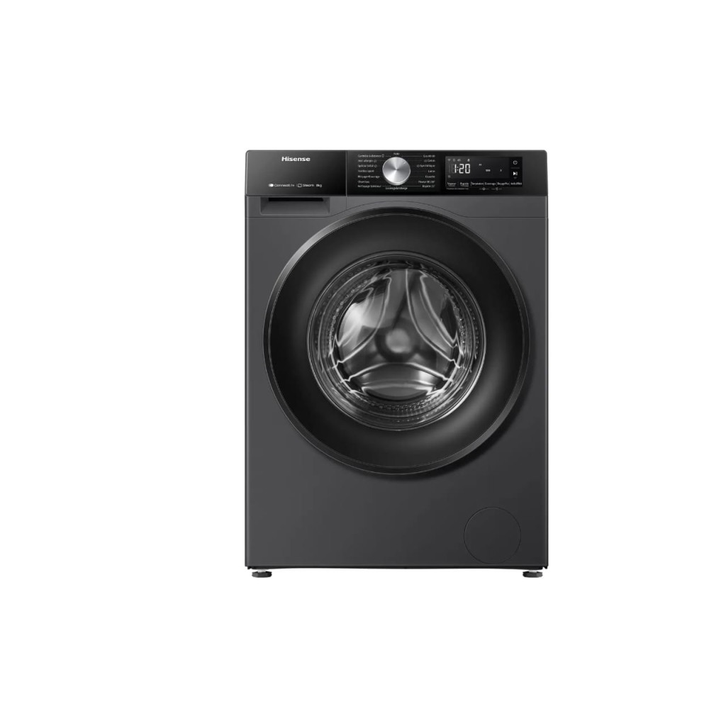 Machine à laver séchante HISENSE WD3S8043BB 8KG/5KG en couleur TITANIUM GREY