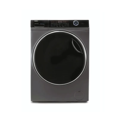 Machine à laver Haier SuperDrum Series 7 HW150-BP14986ES8 de 15 kg, couleur anthracite/noir, avec un tambour Pillow Drum et un éclairage du tambour